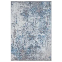 Teppich Creme Blau Pyarco