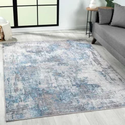 Teppich Creme Blau Pyarco