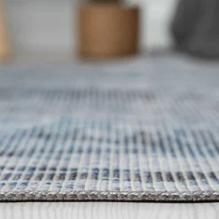 Teppich Creme Blau Pyarco