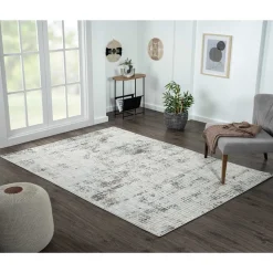Teppich Hellgrau Creme Symo