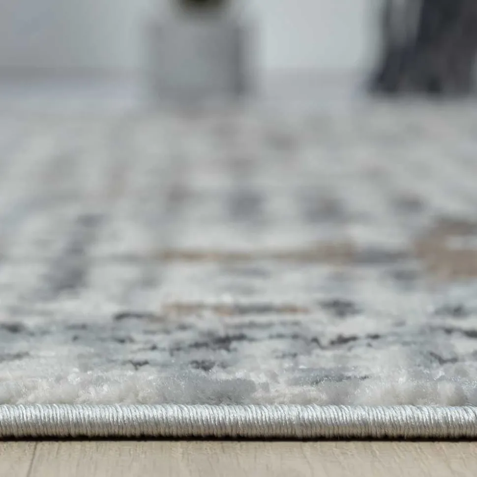 Teppich Hellgrau Creme Symo