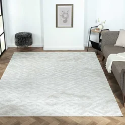 Teppich rechteckig Kurzflor Luzyfa