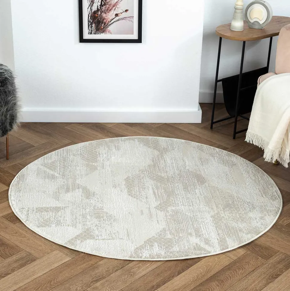 Teppich rund Kurzflor Labia
