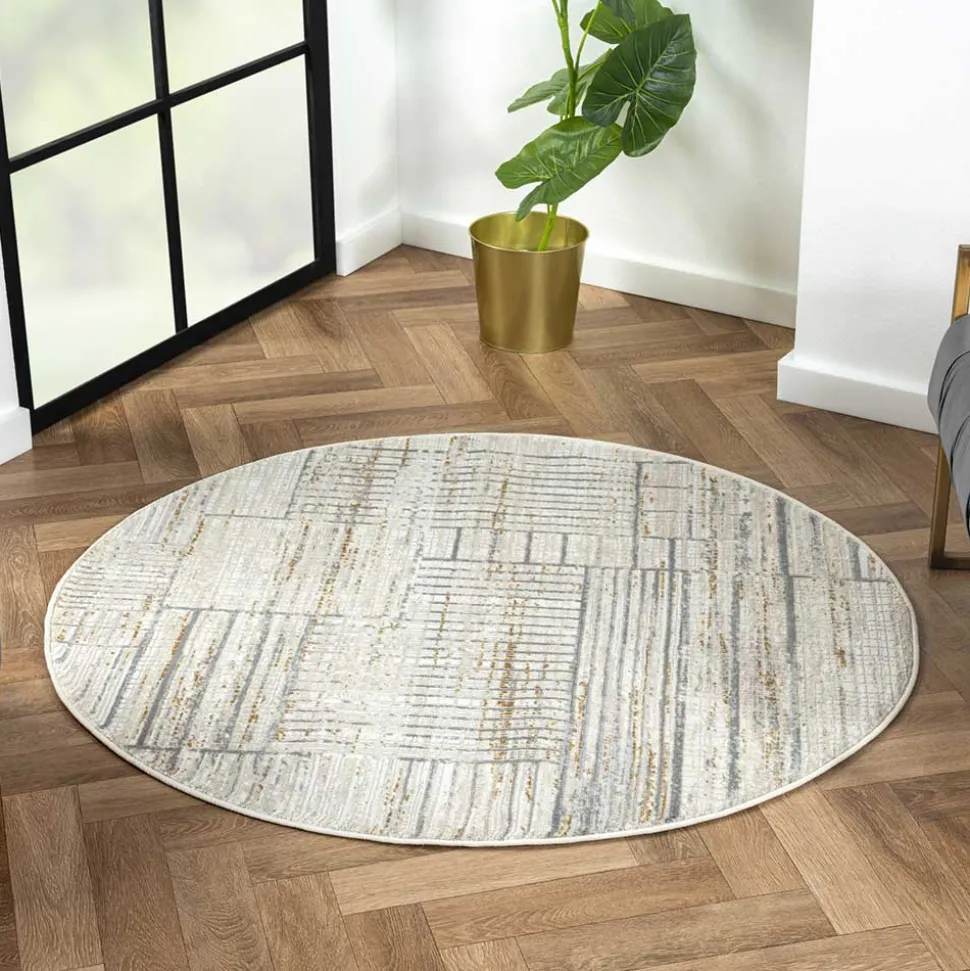Teppich rund Kurzflor Tyri