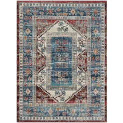 Teppich Vintage Look Kurzflor Miram