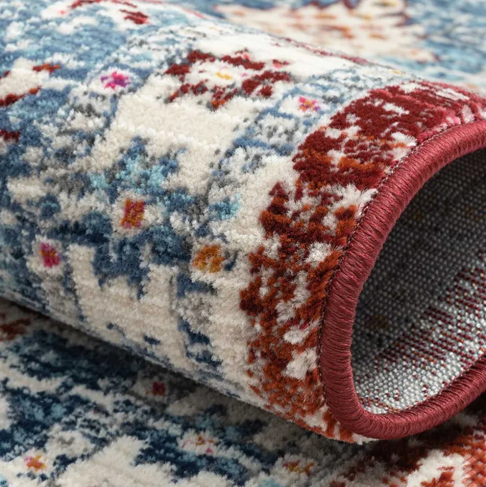 Teppich Vintage Look Kurzflor Miram