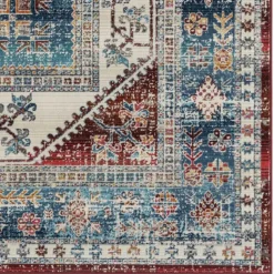 Teppich Vintage Look Kurzflor Miram