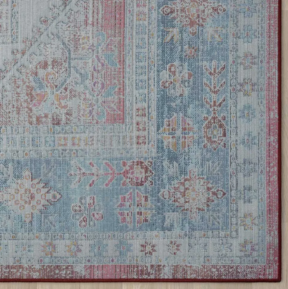 Teppich Vintage Look Kurzflor Miram