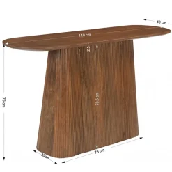 Tischkonsole Bertylan