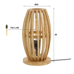 Tischlampe Cartesna