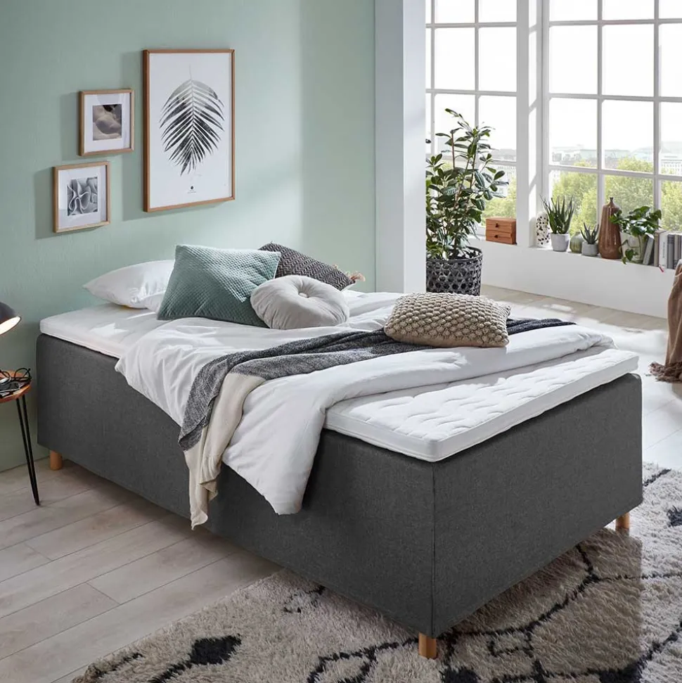 Tonnentaschenfederkern Boxspringbett Tiller