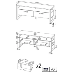 TV Lowboard klein Besi