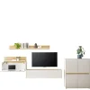 TV Wohnwand mit Homeoffice Rascian