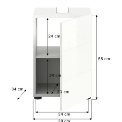 Unterbeckenschrank Adeass