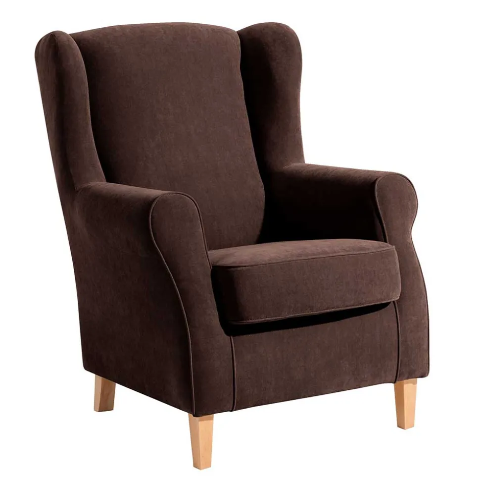 Velours Polstersessel Julian