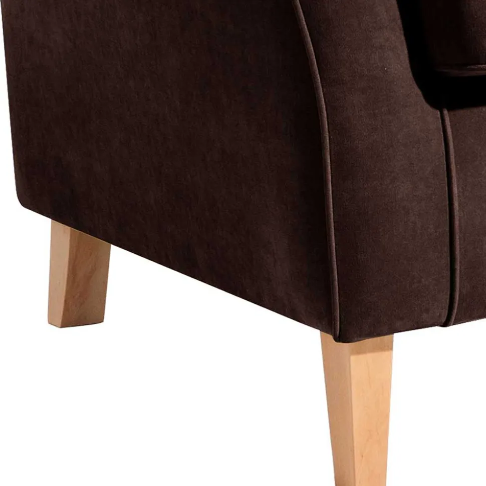 Velours Polstersessel Julian