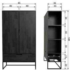 Vertiko Schrank Emritalo
