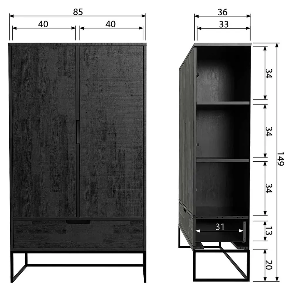 Vertiko Schrank Emritalo