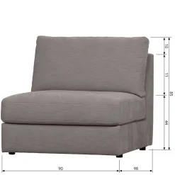 Viersitzer Modulsofa Fredoco