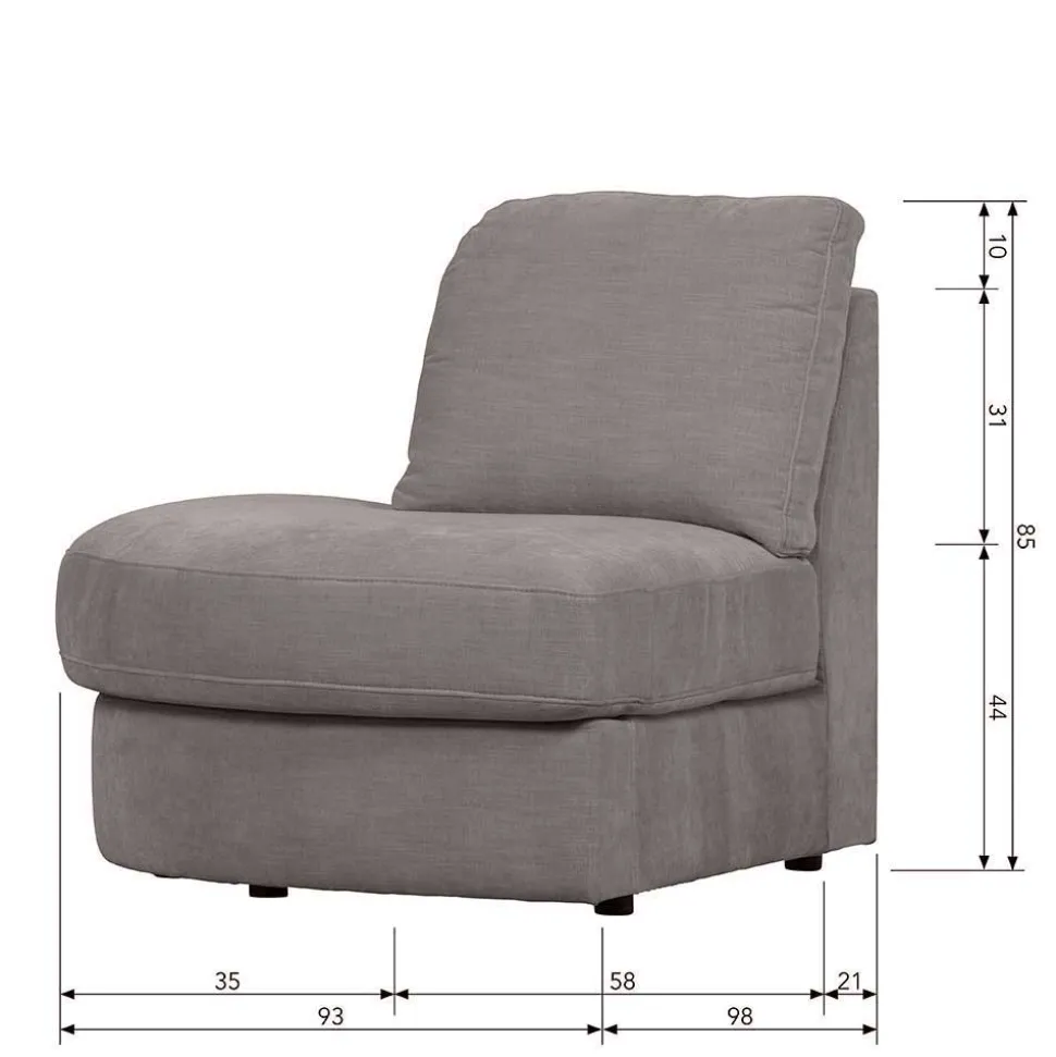 Viersitzer Modulsofa Fredoco