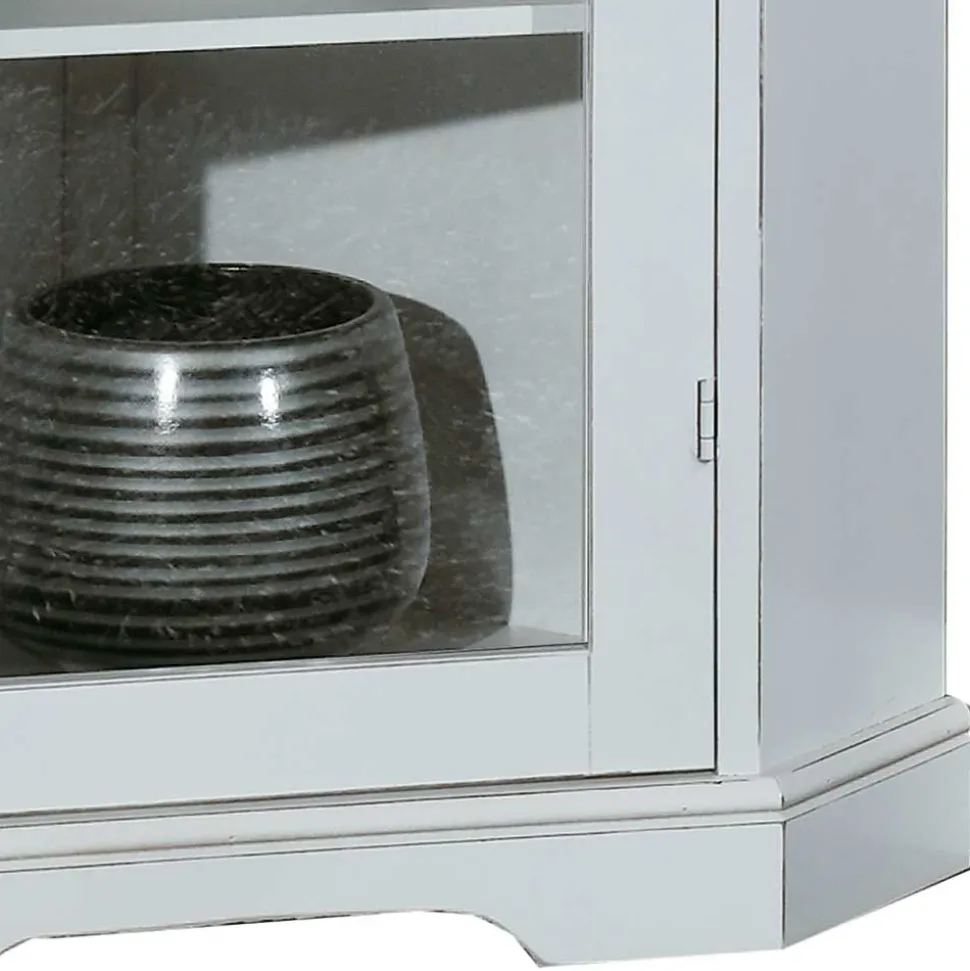 Vintage Eckvitrinenschrank Giralva
