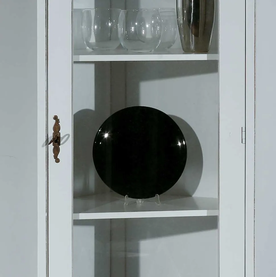 Vintage Eckvitrinenschrank Giralva