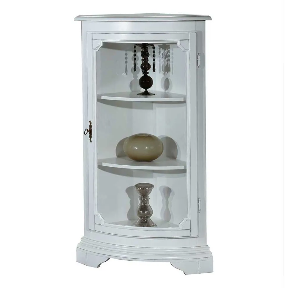 Vintage Look Eckvitrine Giralva