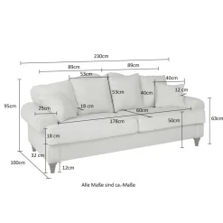 Vintage Look Sofa Mallorca