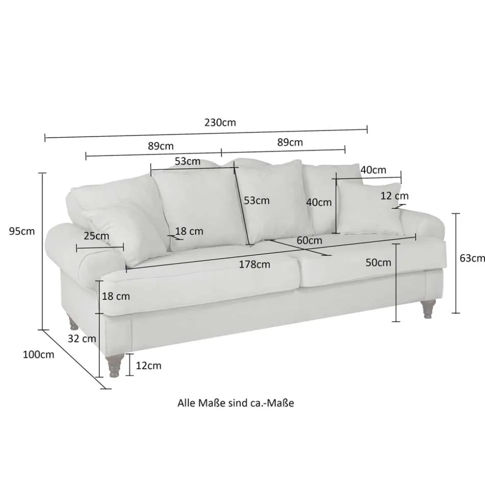 Vintage Look Sofa Mallorca