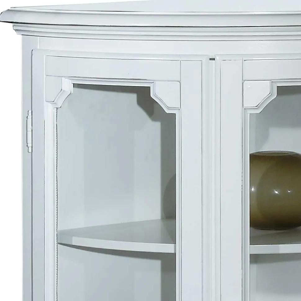Vintage Stil Eckvitrine Giralva