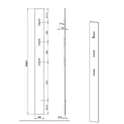 Wandgarderobenleiste Estranon