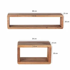 Wandregal Set Levrana
