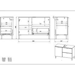 Waschbeckenschrank Mazuera