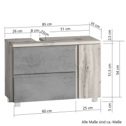 Waschbeckenunterschrank Fregato