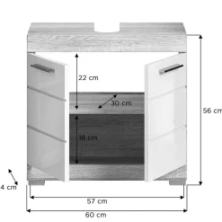 Waschbeckenunterschrank Kwesina