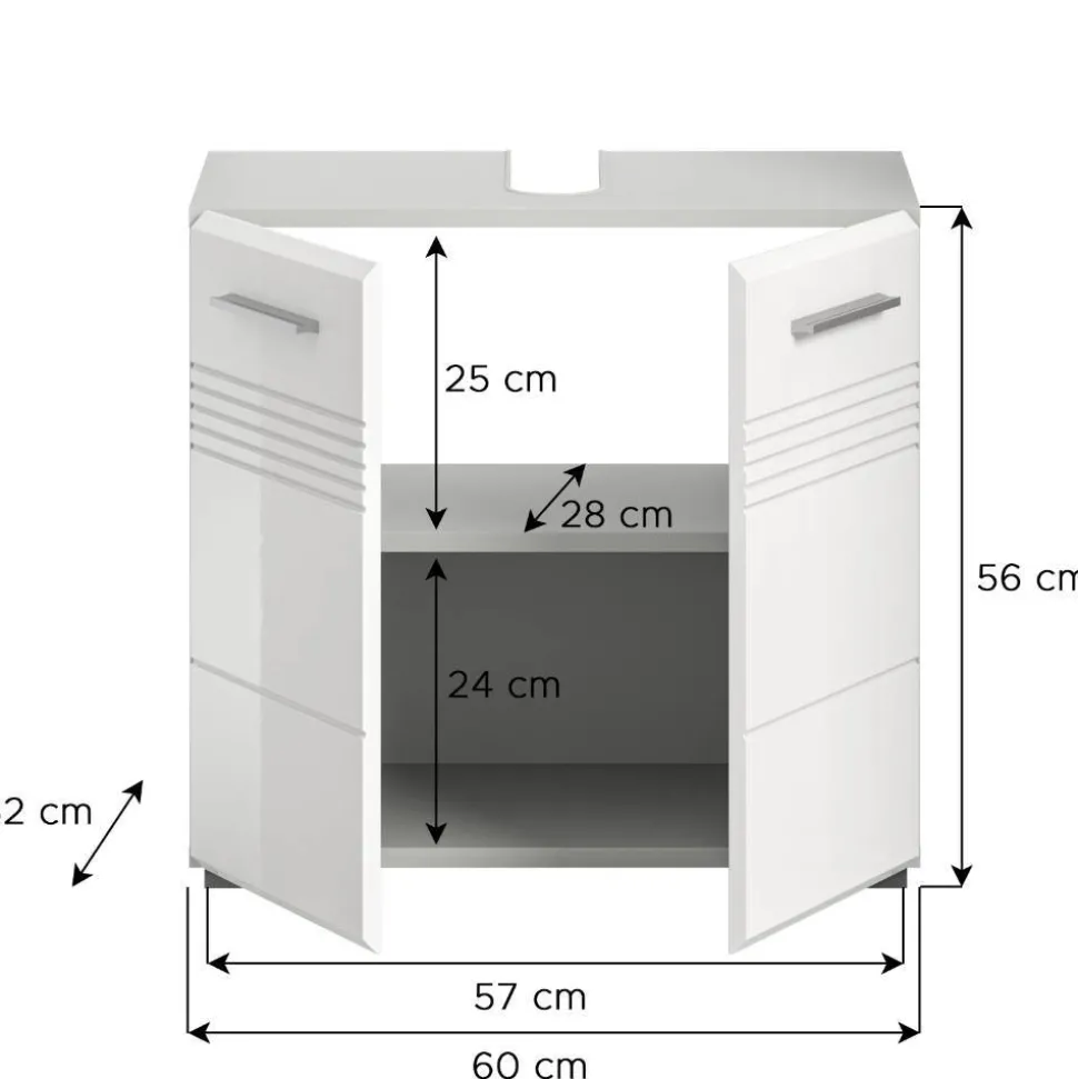Waschbeckenunterschrank Ladidas