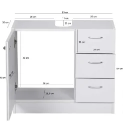 Waschbeckenunterschrank Salverna