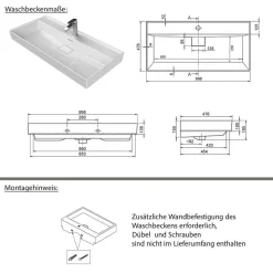 Waschbeckenunterschrank Typon