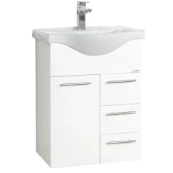 Waschbeckenunterschrank weiss Pididos