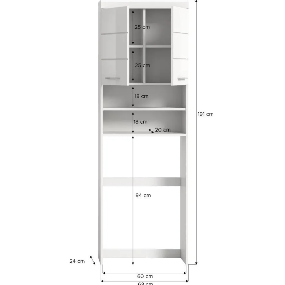 Waschmaschinenschrank Bird
