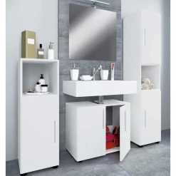 Waschplatz Set weiß modern Eli