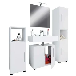 Waschplatz Set weiß modern Eli