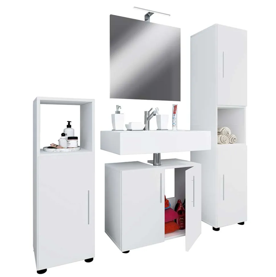 Waschplatz Set weiß modern Eli