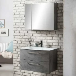 Waschtisch und Spiegelschrank Sastiza
