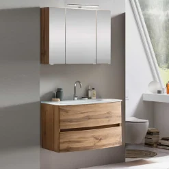 Waschtisch und Spiegelschrank Ruliand