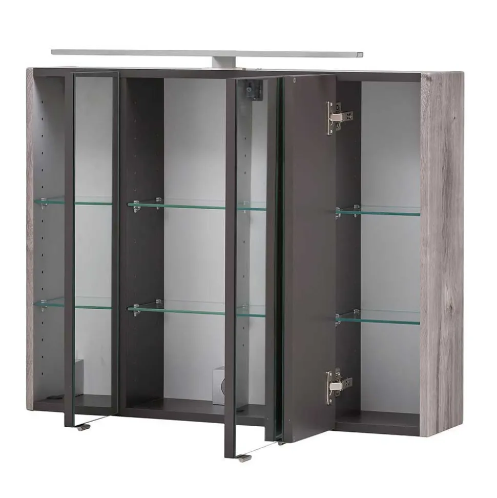 Waschtisch und Spiegelschrank Isdrina
