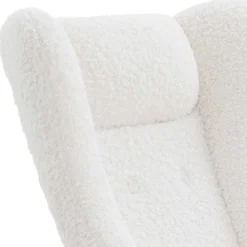 Webplüsch Schaukelsessel Fancey