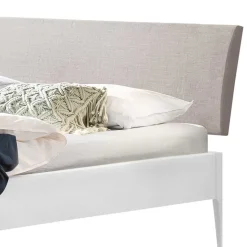 Weiß lackiertes Bett Lagon