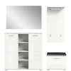 Weiße Garderobe Ampiano