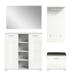 Weiße Garderobe Ampiano